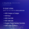 o que vem no kit politico eleitoral
